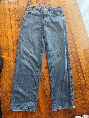 American Eagle Outfitters Straight-Leg Jeans - Medium Blue